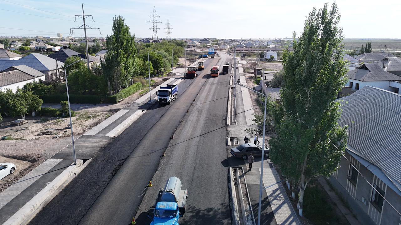 ТҮРКІСТАНДА ЖОЛ-КӨЛІК ИНФРАҚҰРЫЛЫМЫ ҚАРҚЫНДЫ ДАМУДА