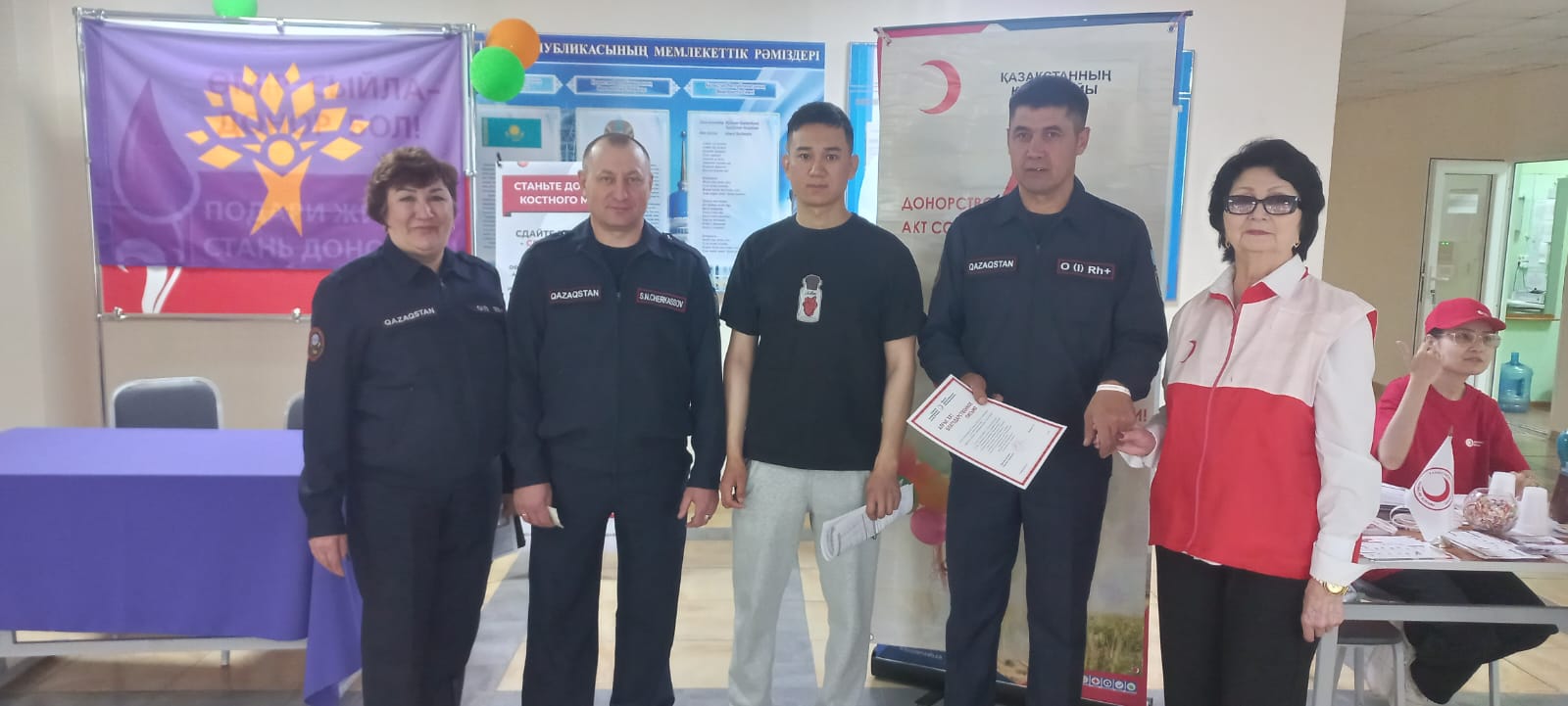 «Жақсылық жасауға асығыңыз!»: құтқарушылар қайырымдылық акциясына қолдау көрсетті