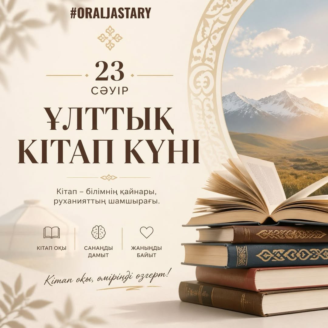 23 сәуір — Ұлттық кітап күні