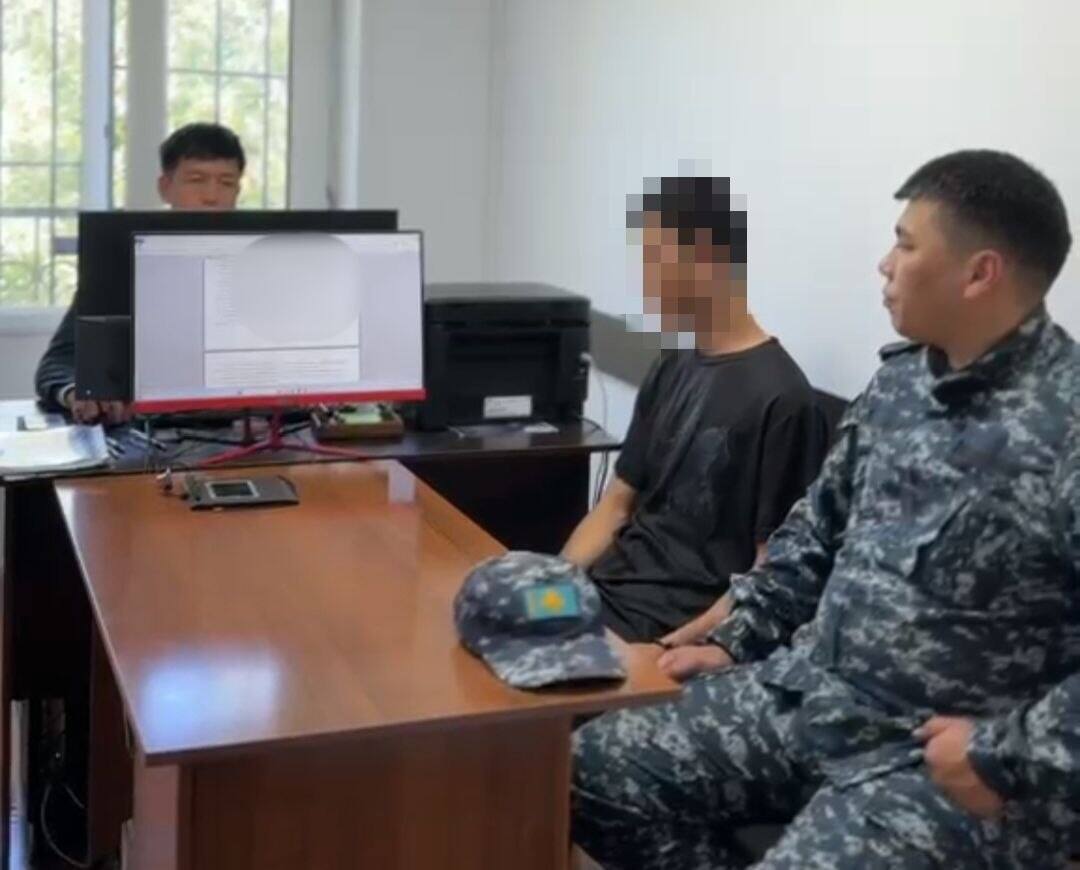 Түркістан облысында бейнебақылау камерасына түсіп қалған қылмыс "ізін суытпай" ашылды