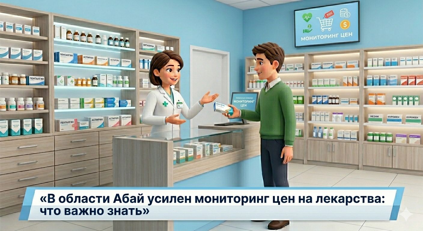 Абай облысында дәрі-дәрмек бағасына мониторинг күшейтілді: тұрғындар нені білуі керек