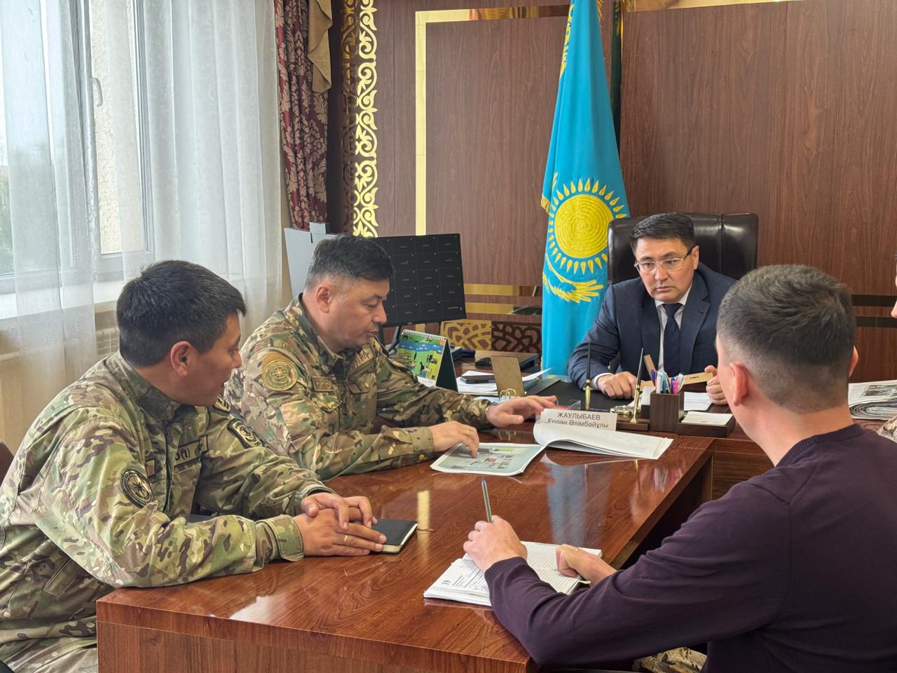 ТЖД бастығының орынбасары Марат Нургалиев Қамысты ауданына жұмыс сапарымен барды