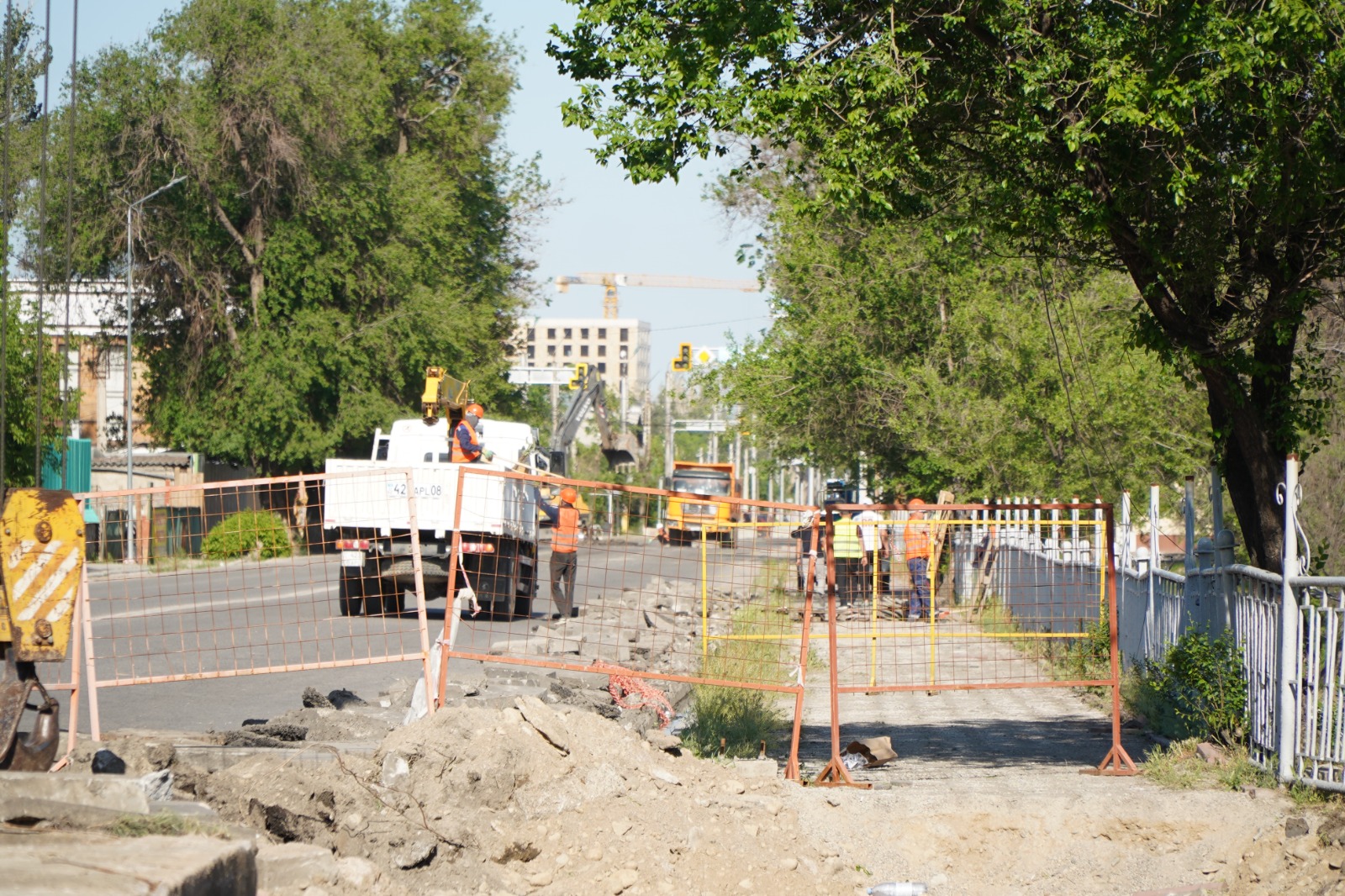 "М-3" жылу желісін жаңғырту жұмыстары қарқынды жүруде
