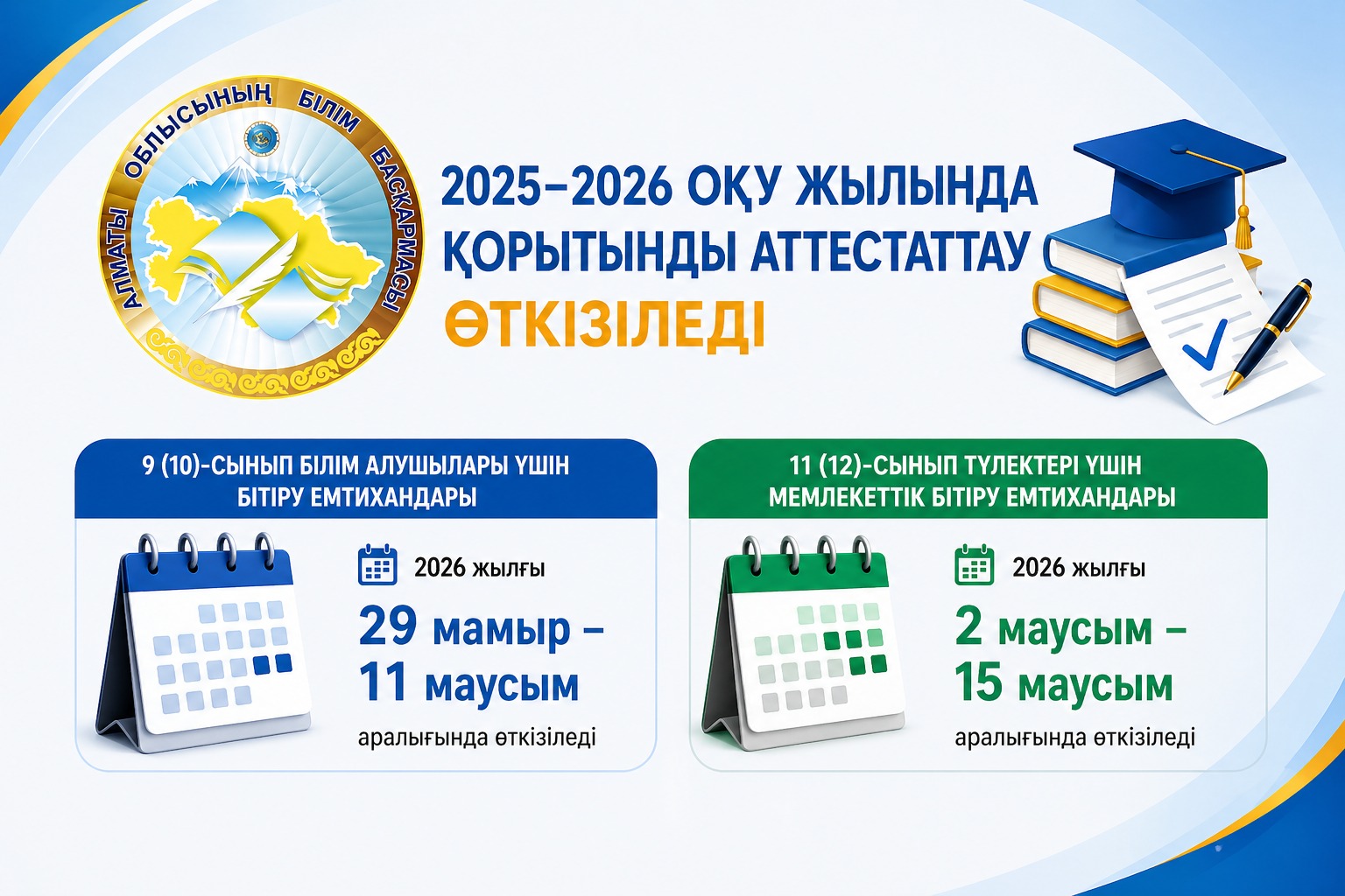 2025–2026 ОҚУ ЖЫЛЫНДАҒЫ ҚОРЫТЫНДЫ АТТЕСТАТТАУ