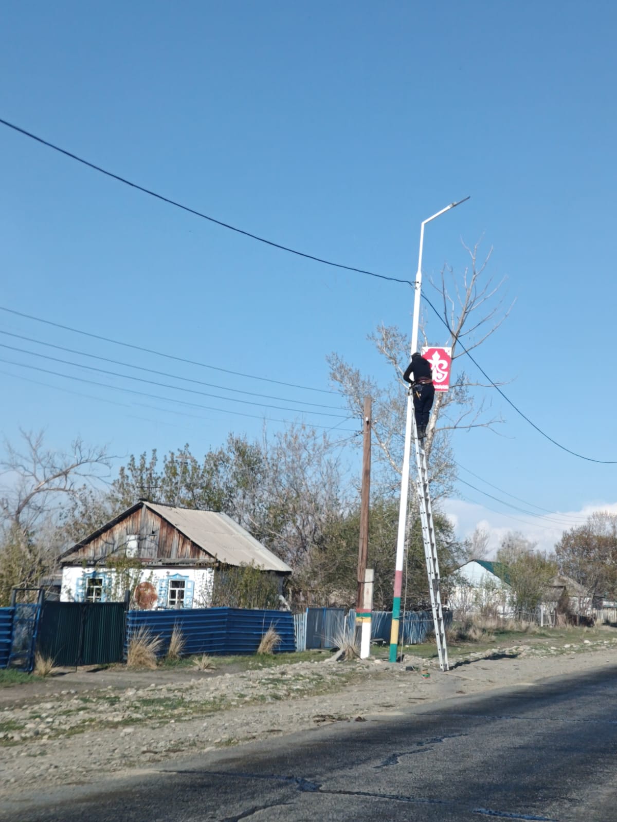 Барақ батыр ауылында көріктендіру жұмыстары