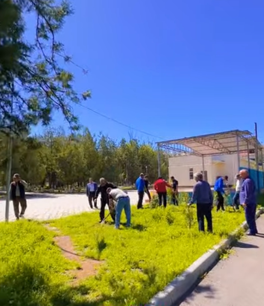 "Таза Қазақстан" акциясы аясында  Көгершін ауылында сенбілік өткізілді