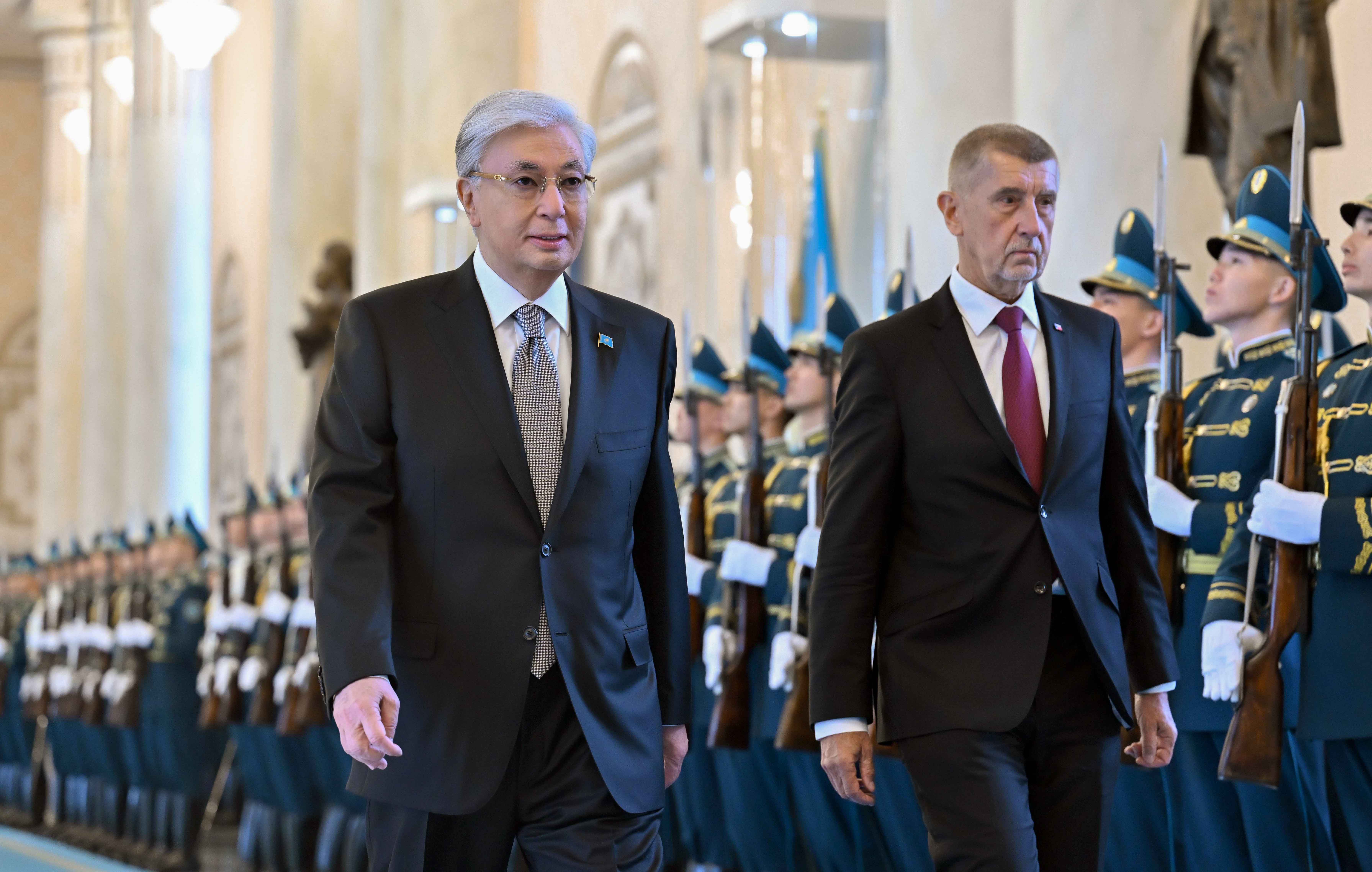 Мемлекет басшысы Қасым-Жомарт Тоқаев пен Чехия Премьер-министрі Андрей Бабиш шағын құрамда келіссөз жүргізді