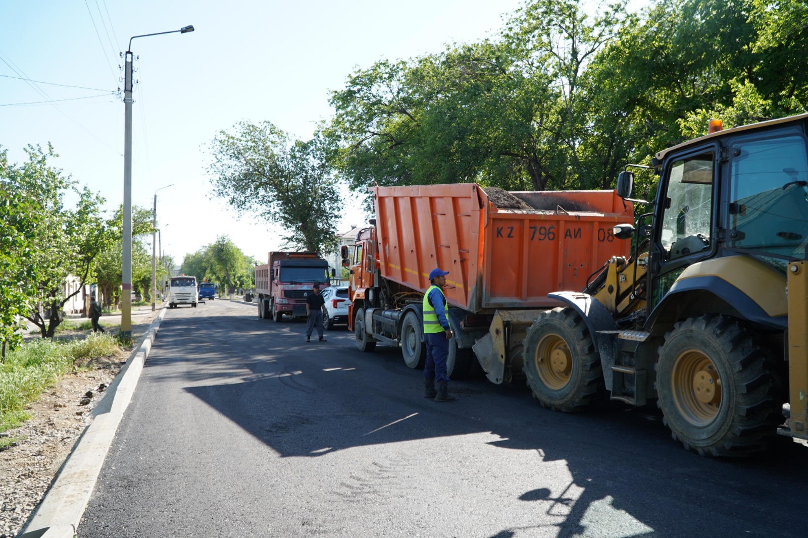 Рысбек батыр көшесі қайта жаңғыртылып, ені кеңейтілуде