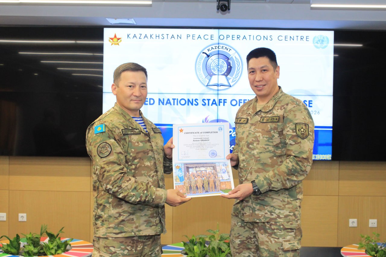 Әскери қызметшілер бітімгерлік миссия офицерлерінің алгоритмдерін меңгерді