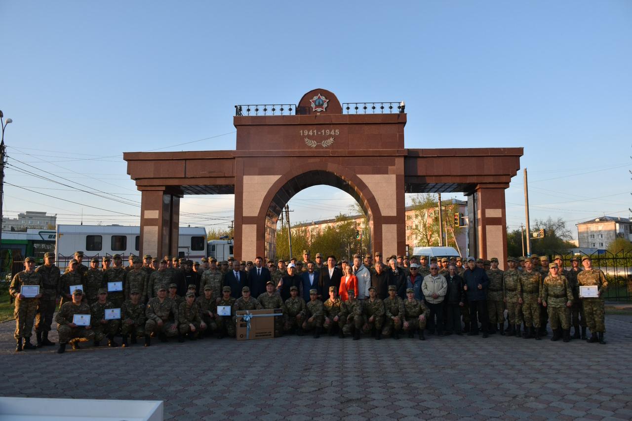 СҚО-да су тасқынына қарсы іс-шараларға қатысқан ҚР ТЖМ  28237 әскери бөлімінің әскери қызметшілерін салтанатты  түрде шығарып салды