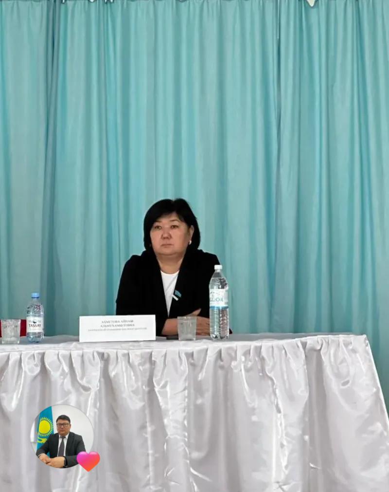 Сайлаушылармен кезекті кездесу.