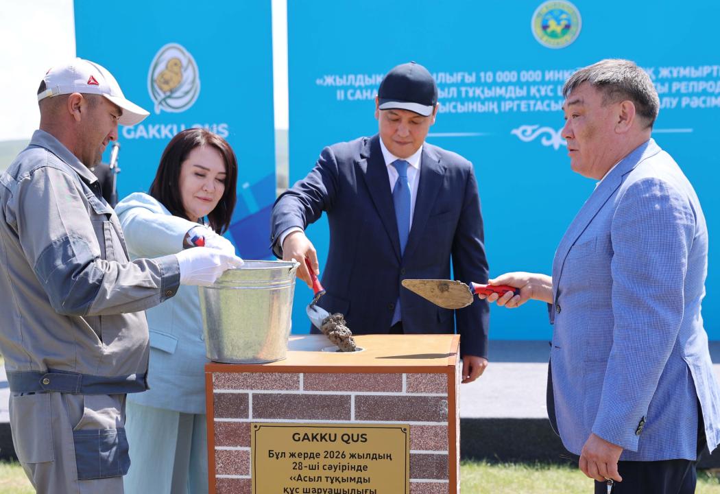 Жамбыл облысында жылына 60 млн. инкубациялық жұмыртқа өндіретін кәсіпорынның құрылысы басталды