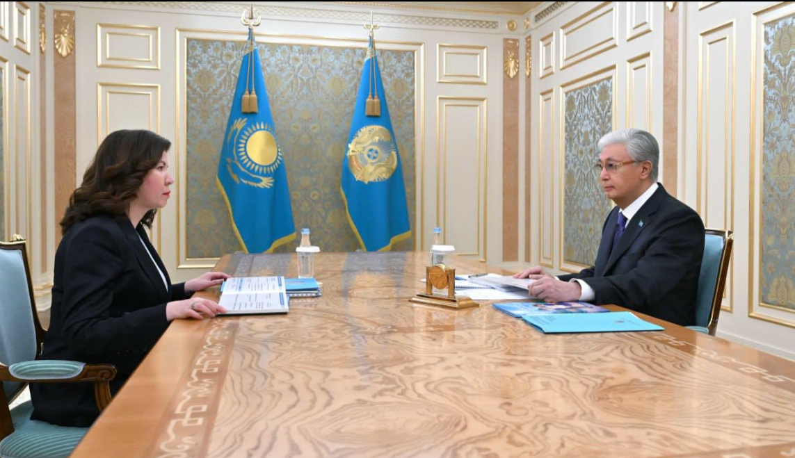 Мемлекет басшысы Оқу-ағарту министрі Жұлдыз Сүлейменованы қабылдады