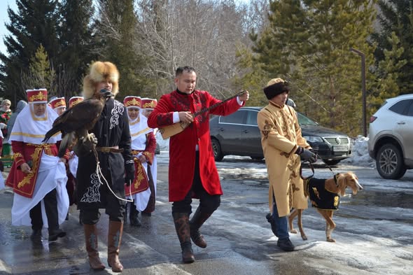 Саумалкөл ауылдав Наурыз мейрамын тойлау