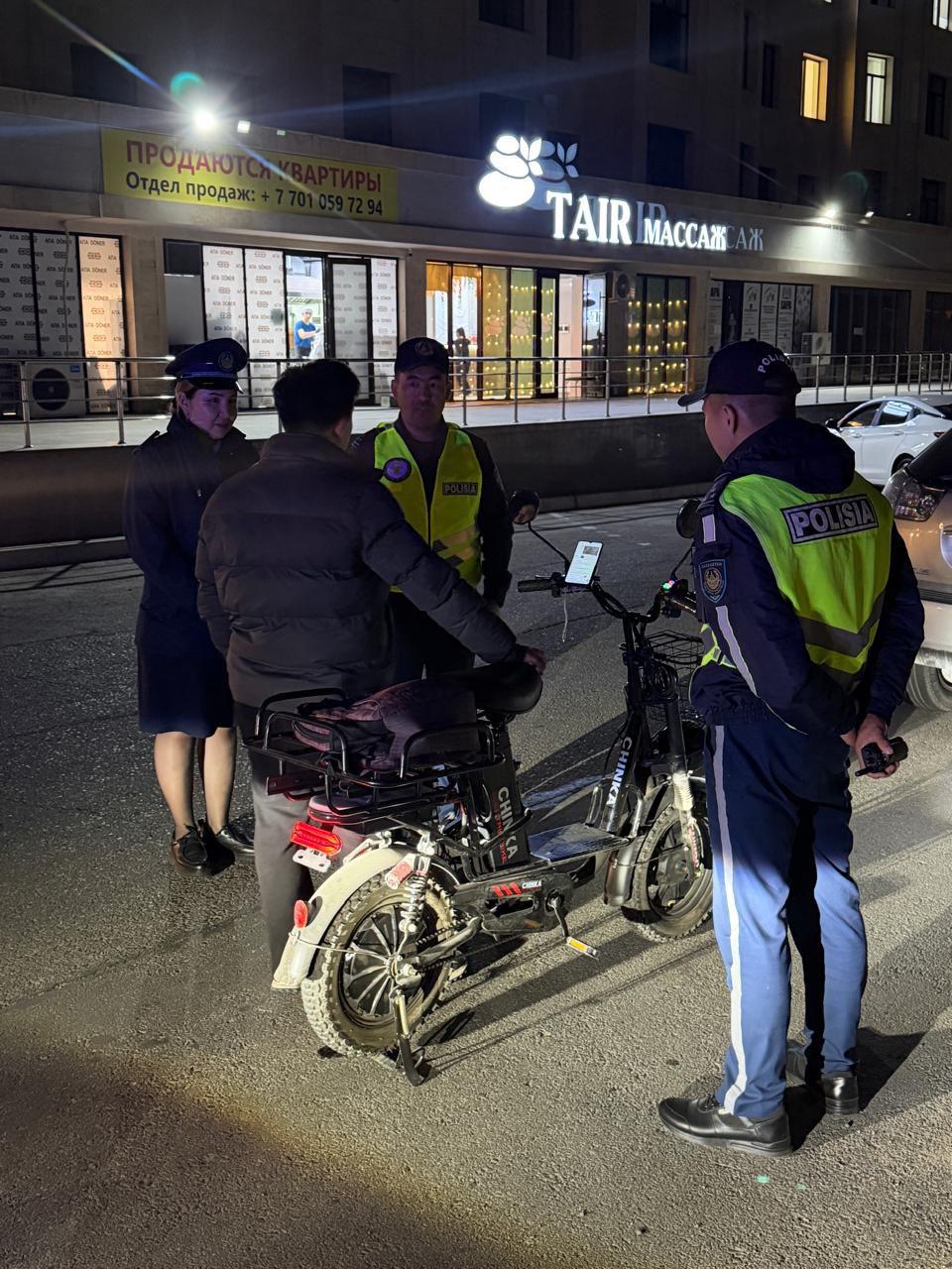 Жамбыл облысында бір тәулікте мотокөлік жүргізушілерінің 240 жол ережесін бұзуы анықталды