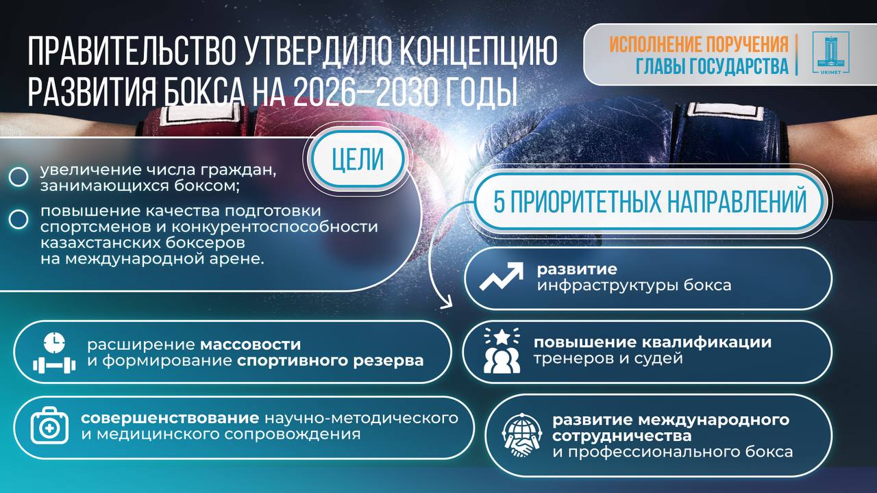 Правительство утвердило Концепцию развития бокса на 2026–2030 годы