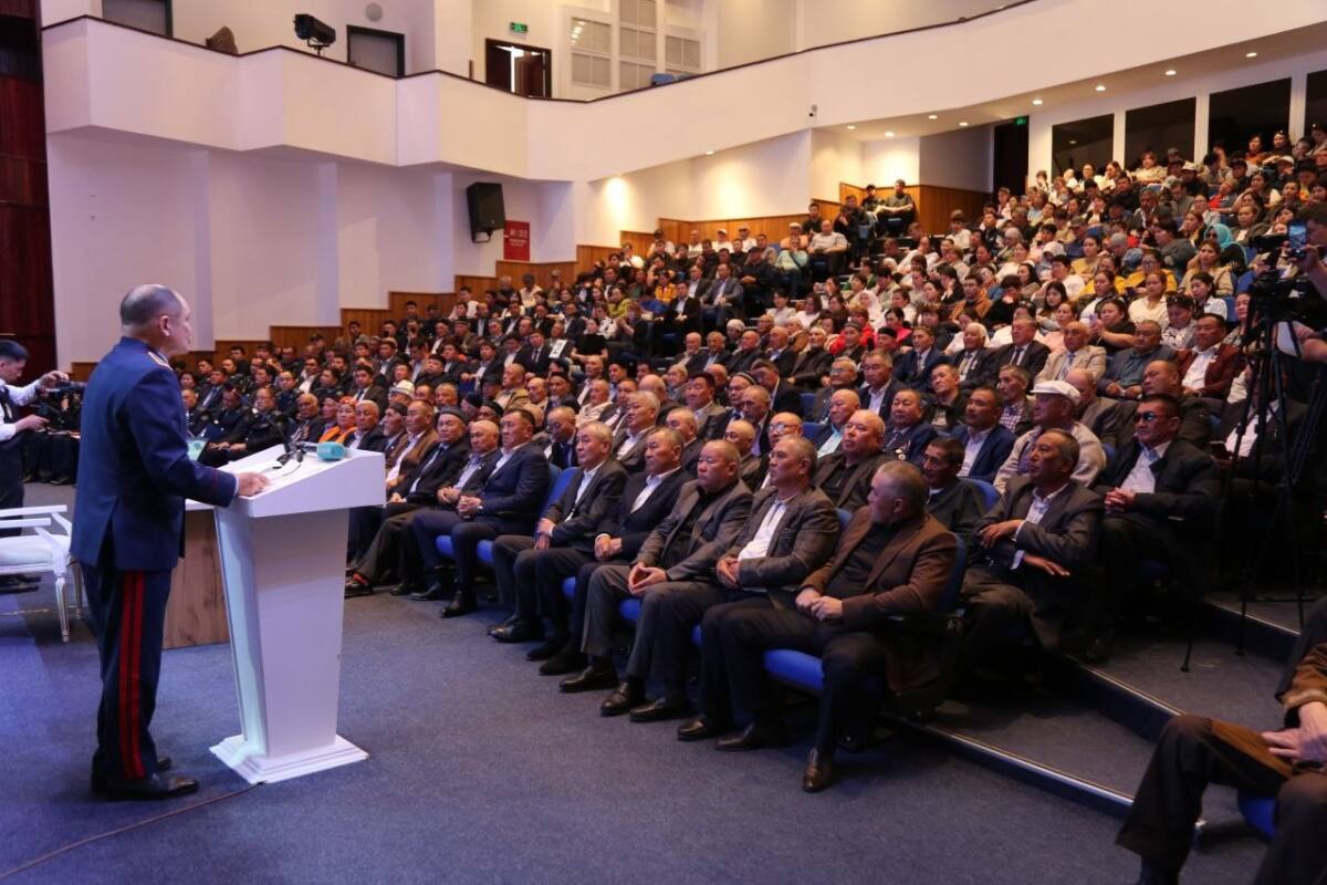 Түркістан облысы ПД бастығы тұрғындармен кездесу өткізді