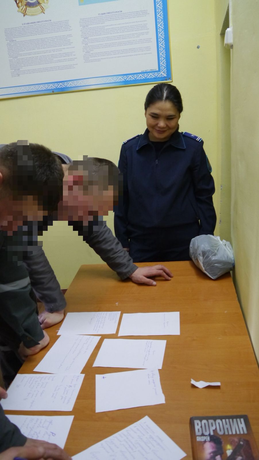 Сотталғандар арасында ұжымды біріктіруге арналған тренинг.