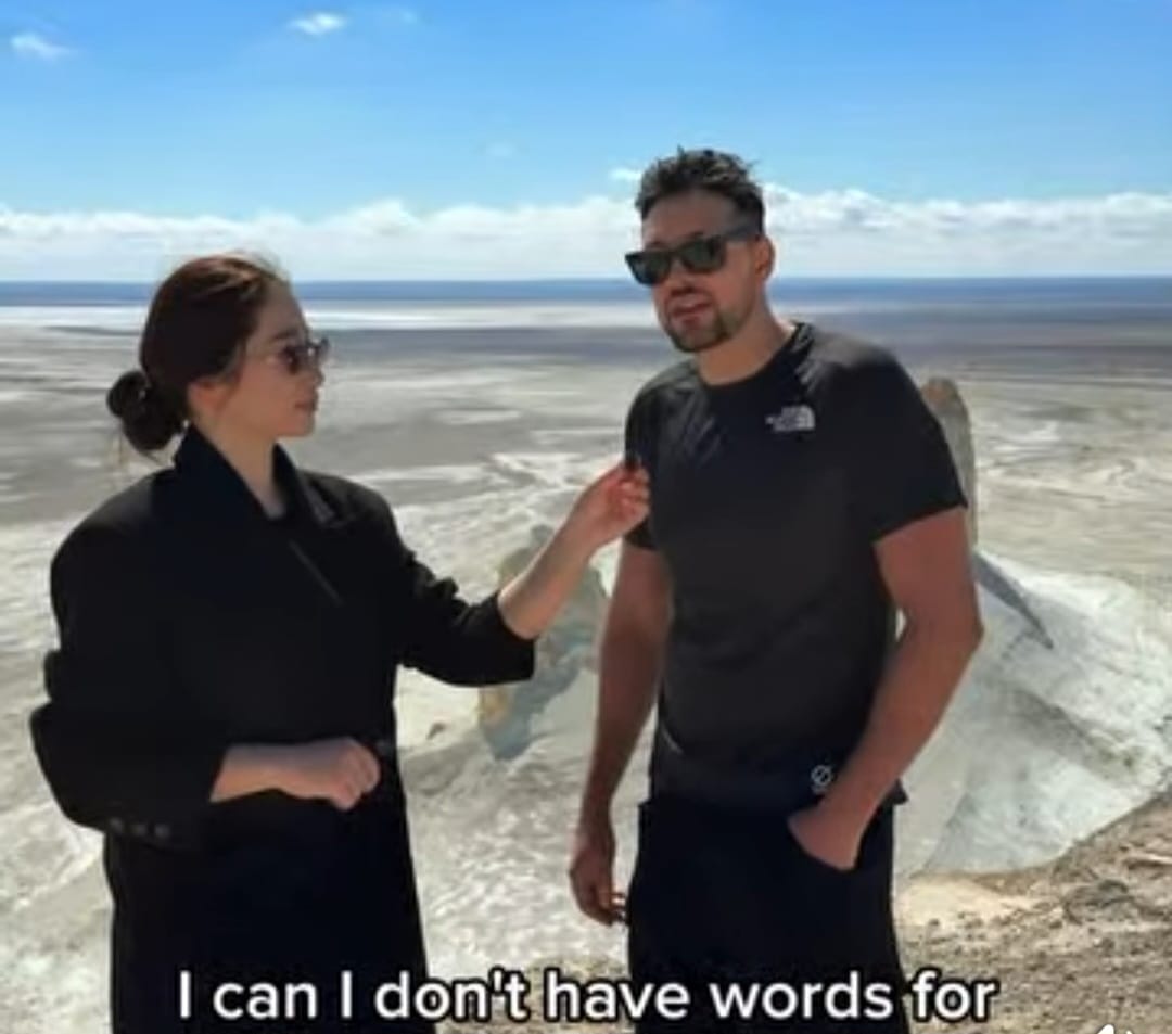 Италиялық турист Маңғыстауға таңданысын жасырмады