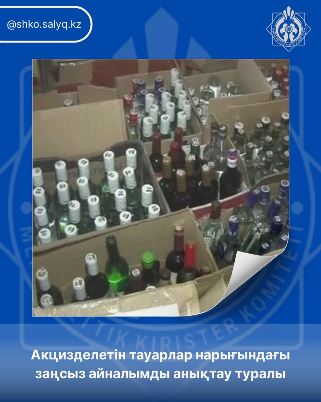 Акцизделетін тауарлар нарығындағы заңсыз айналымды анықтау туралы