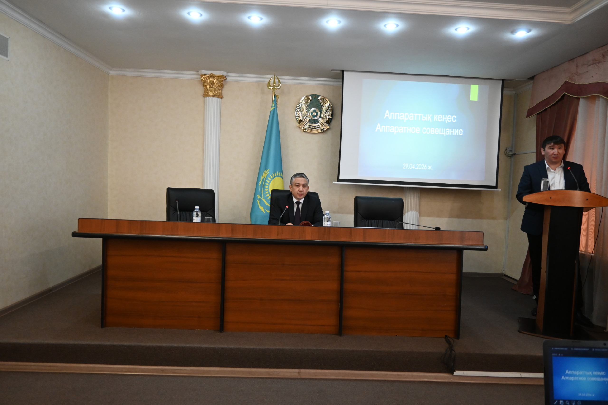 Аудан әкімінің төрағалығымен аппараттық кеңес өтті