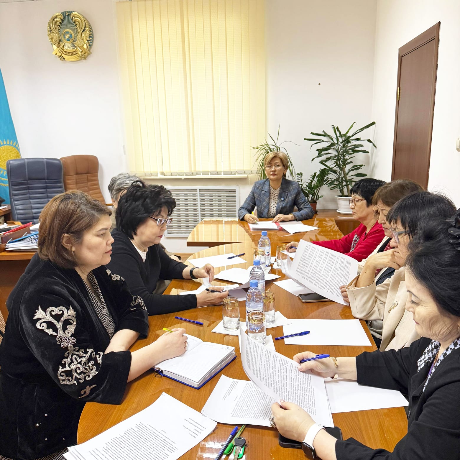 Департаменттегі педагогикалық әдеп жөніндегі кеңес отырысы