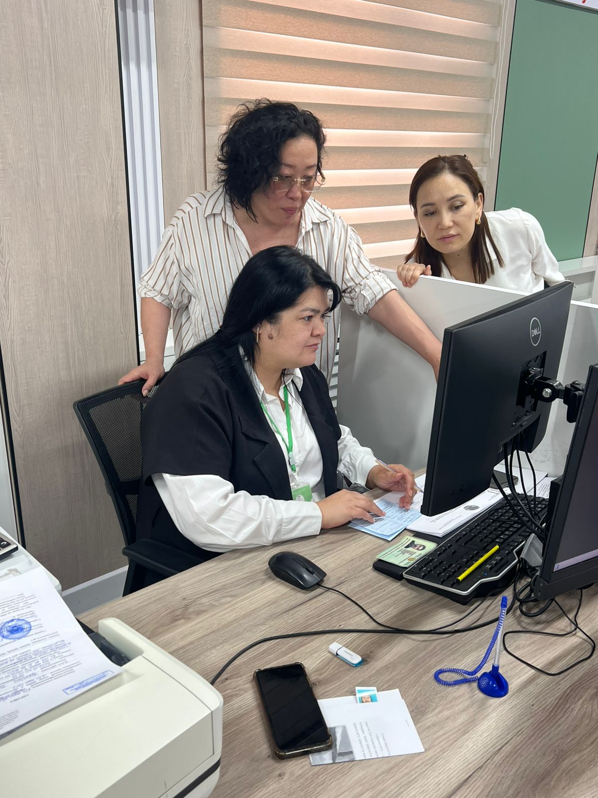 Халыққа қызмет көрсету бойынша Тараз қалалық Әулие ата ауданының Nº 2 белімінің қызметкерлеріне оқыту семинарын жүргізді.