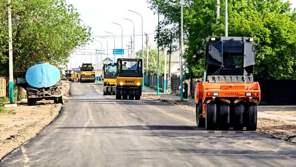 Аудан әкімі жол құрылысын бақылады