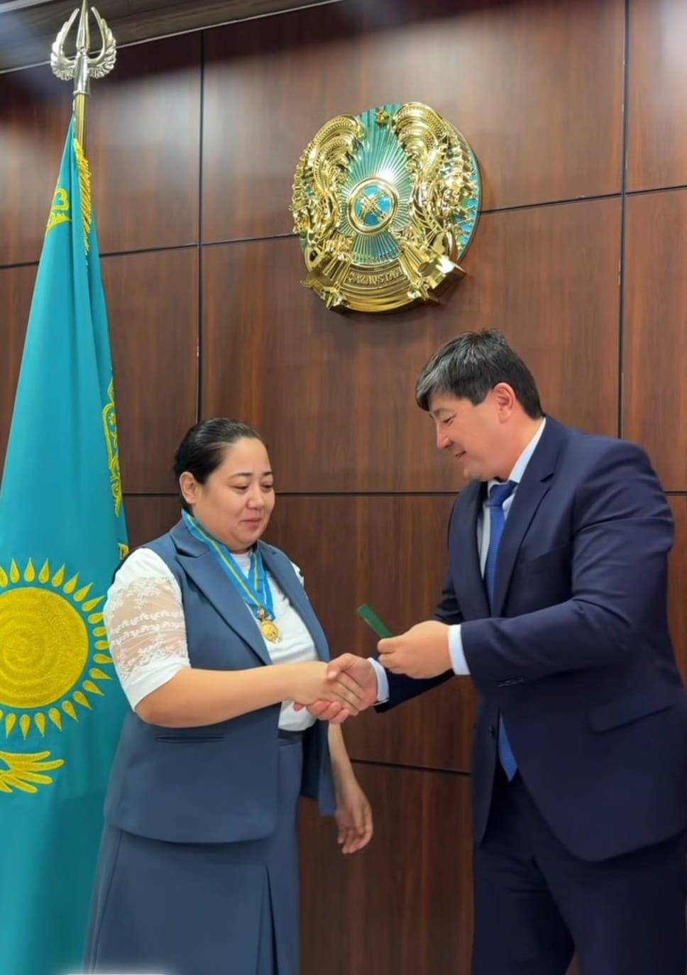 Құрық ауылында «Алтын алқа» мен «Күміс алқа» иегерлері марапатталды