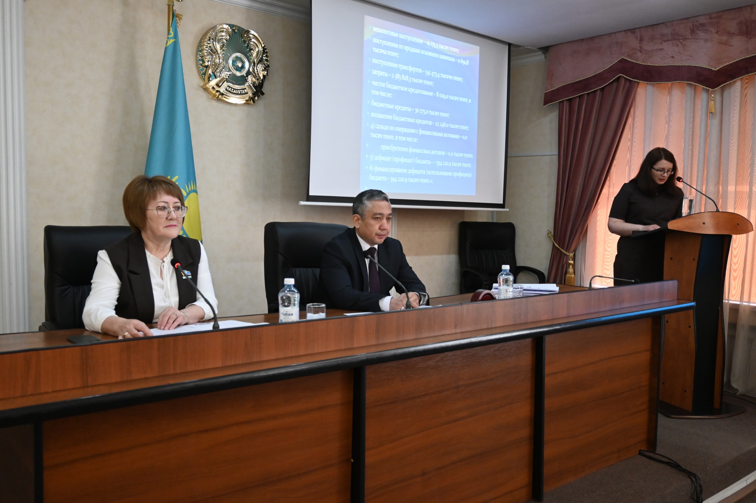 Сандықтау ауданының әкімі аудандық мәслихаттың кезекті сессиясына қатысты