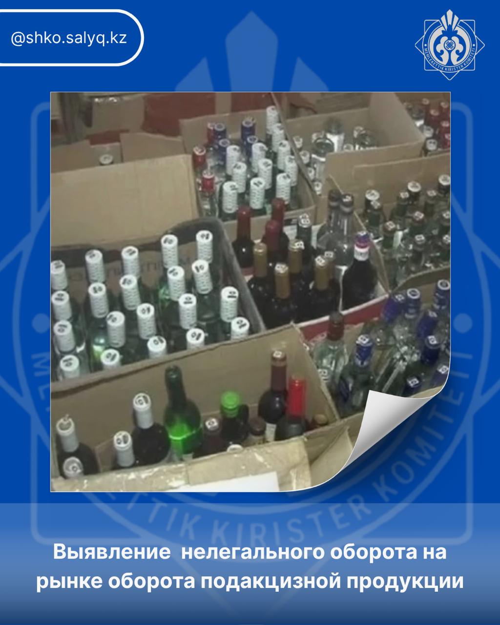 Выявление  нелегального оборота на рынке оборота подакцизной продукции