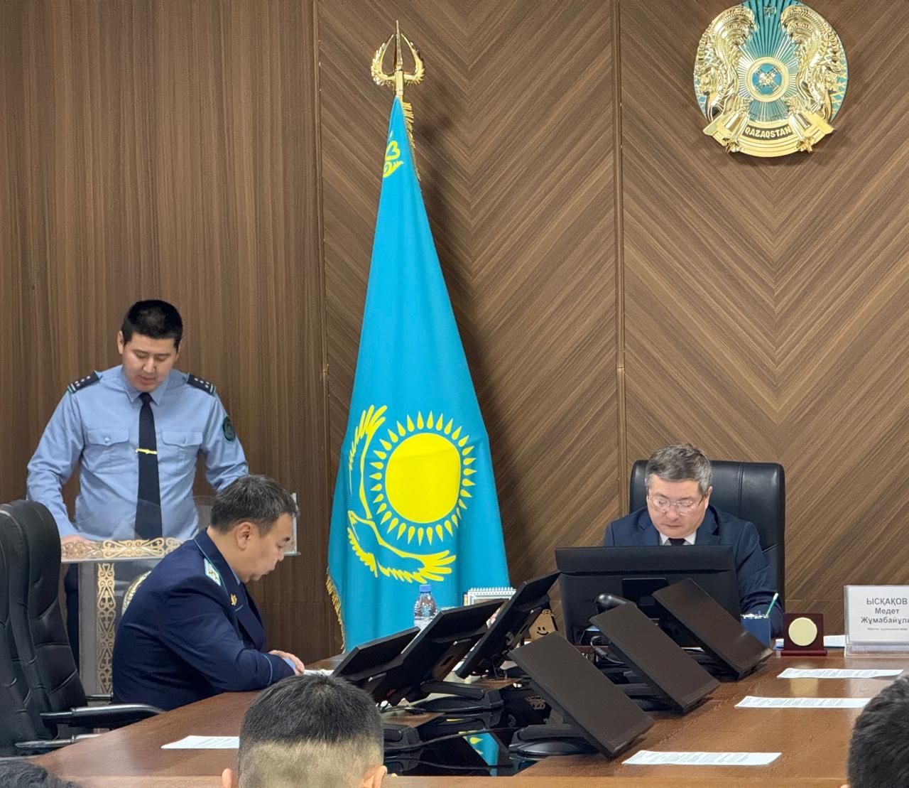 Аудандық құқық бұзушылықтардың алдын алу жөніндегі ведомствоаралық комиссияның кезектен тыс отырысы өткізілді.