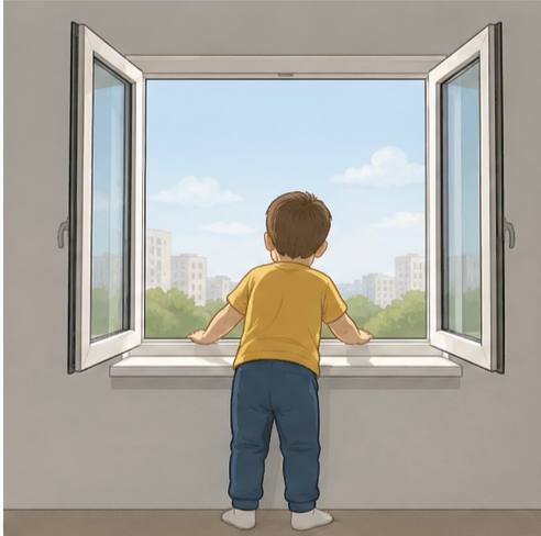 МИНЗДРАВ ПРИЗЫВАЕТ ЗАЩИТИТЬ ДЕТЕЙ ОТ ПАДЕНИЙ ИЗ ОКОН: 44 СЛУЧАЯ С НАЧАЛА ГОДА