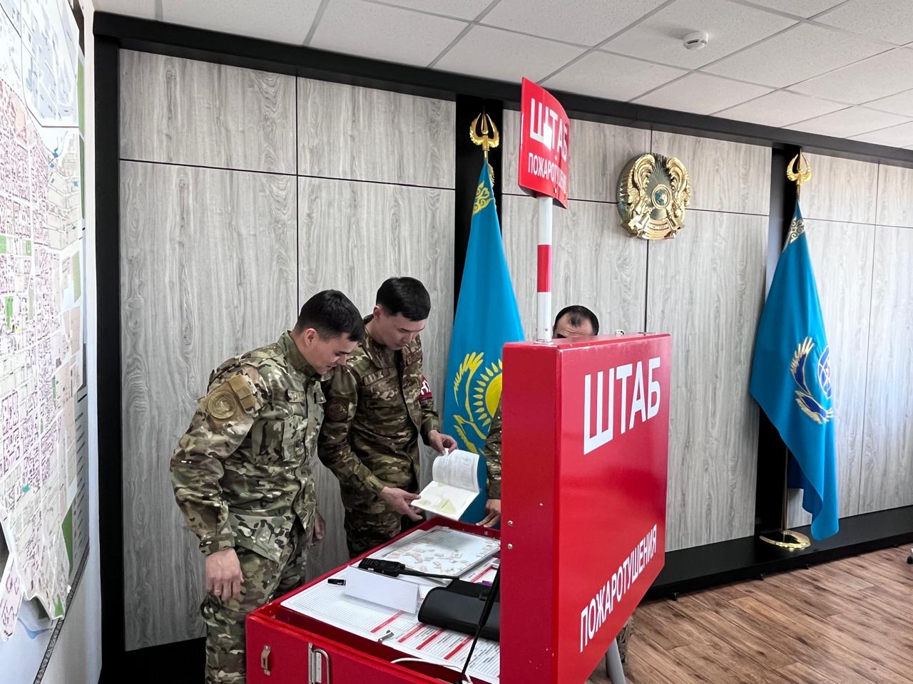 Өртті сөндіру басшыларымен радио ойыны өткізілді