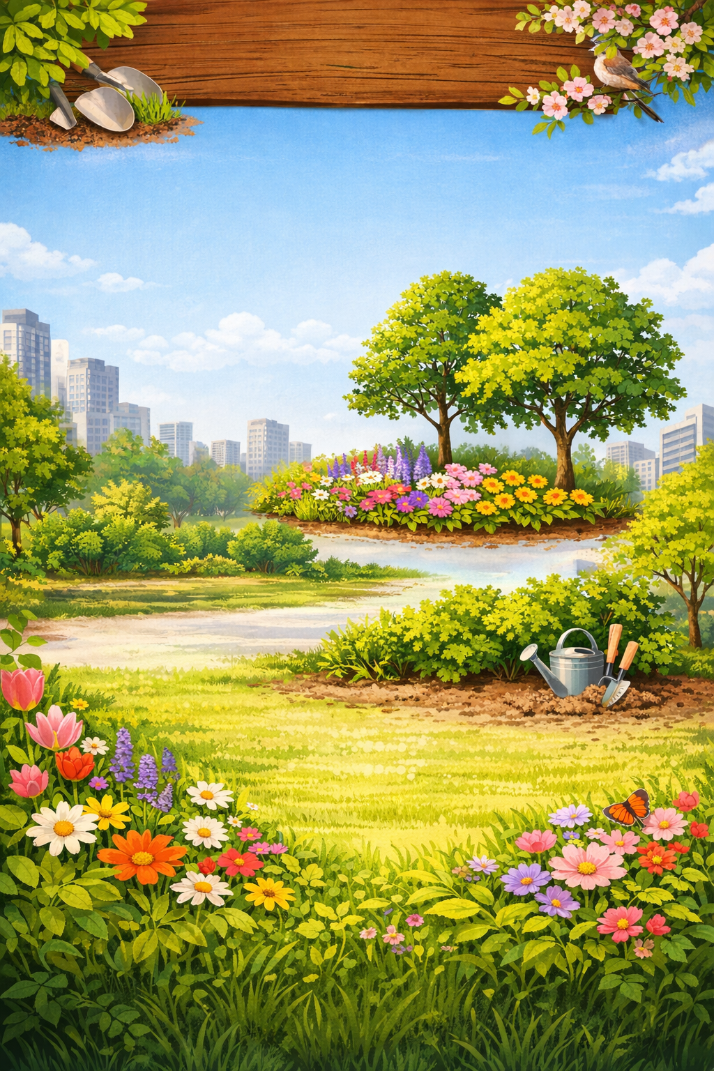 Әуезов ауданы аумағында абаттандыру және көгалдандыру жұмыстарын жүргізу туралы ақпарат