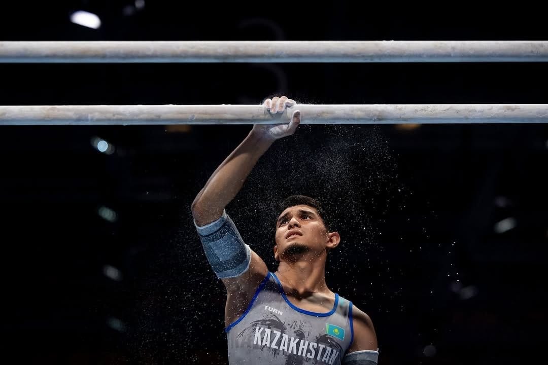 Гимнаст Асан Салимов Мысырдағы әлем кубогының күміс жүлдегері атанды