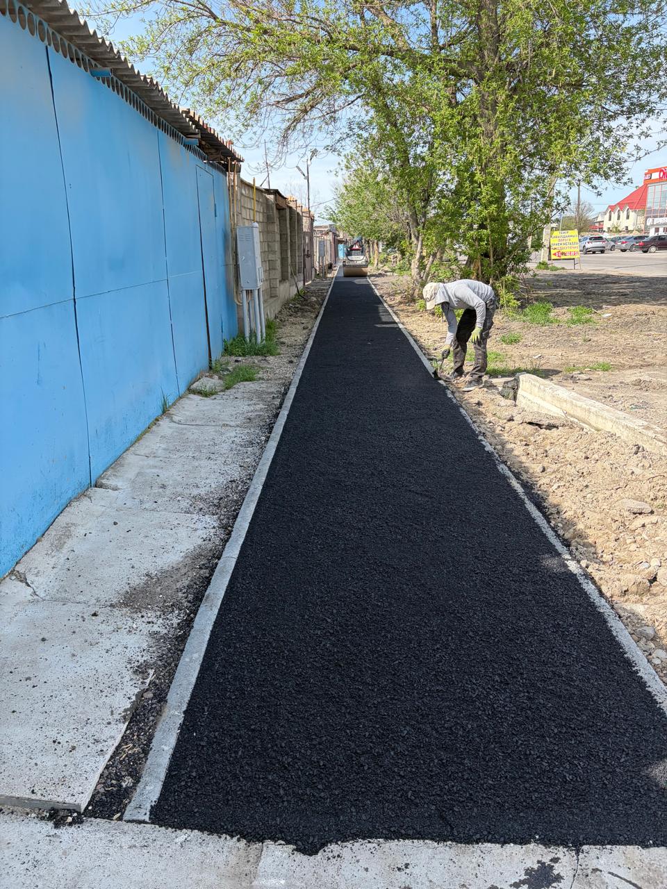 А.Асқаров көшесі жаңғыртудан өткізілуде