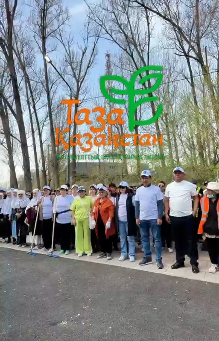 «Таза Қазақстан» республикалық экологиялық бағдарламасы аясында ауданда ауқымды сенбілік өткізілді