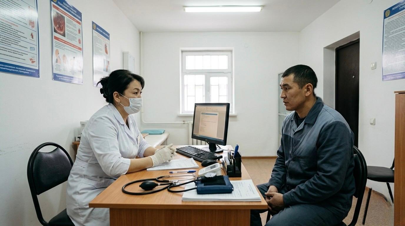 Маңғыстау облысында пробация есебіндегі тұлғалар жаппай наркоскринингтен өтуде