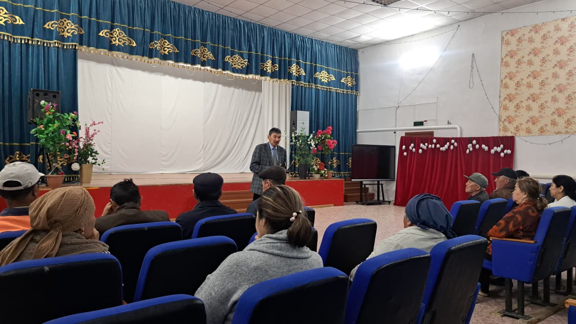 Тұрғындармен жалпы жиналыс өткізілді