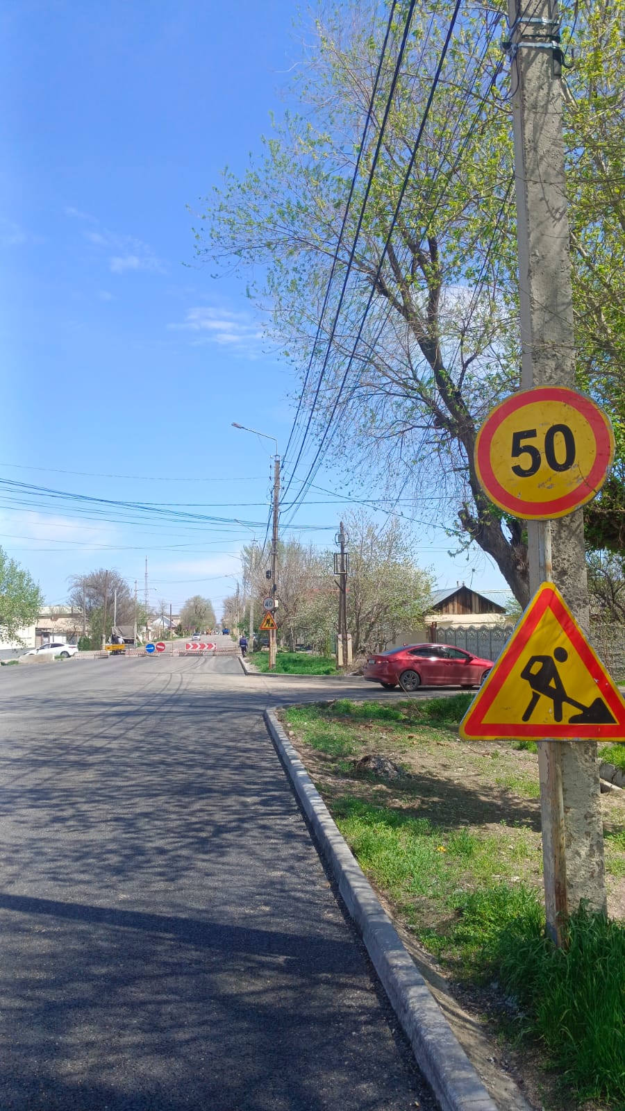 Қолбасшы Қойгелді көшесінде жөндеу жұмыстары қарқынды жүруде