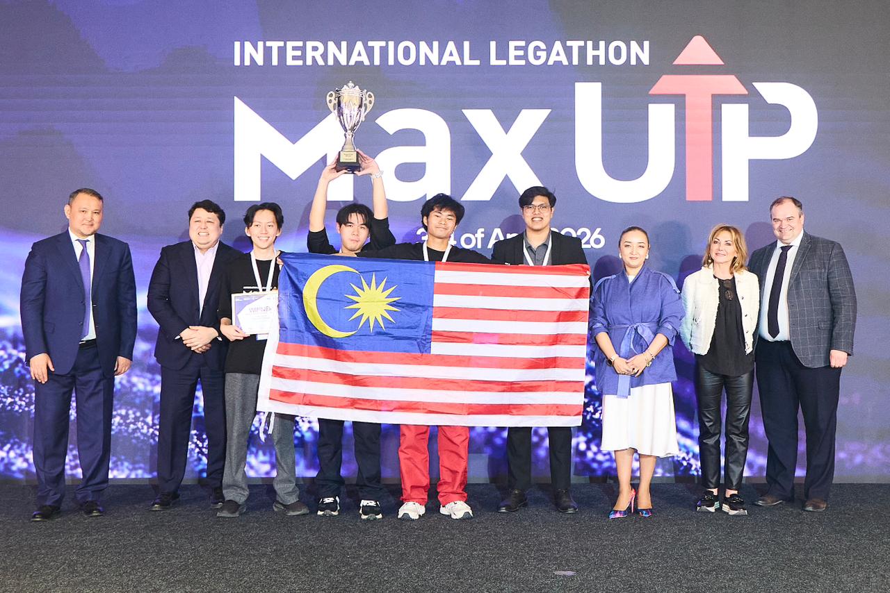 ҚР Әділет вице-министрі Даниель Ваисов Maqsut Narikbayev University-де өткен International Legathon MaxUP 2026 екінші халықаралық заң саласындағы кейс-чемпионатында сөз сөйледі