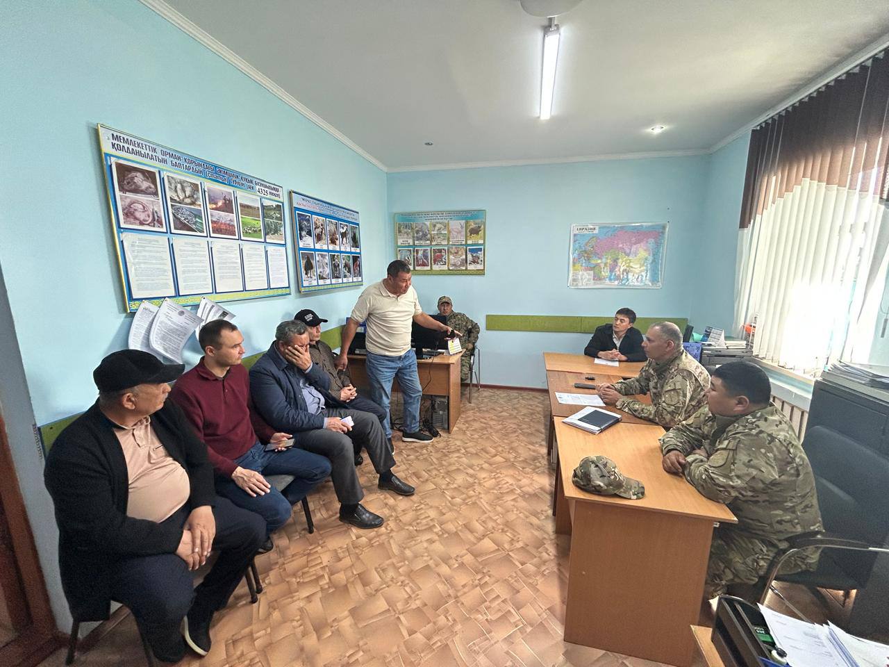 Меркі ауданында малшылардың қауіпсіздігі мәселелері талқыланды