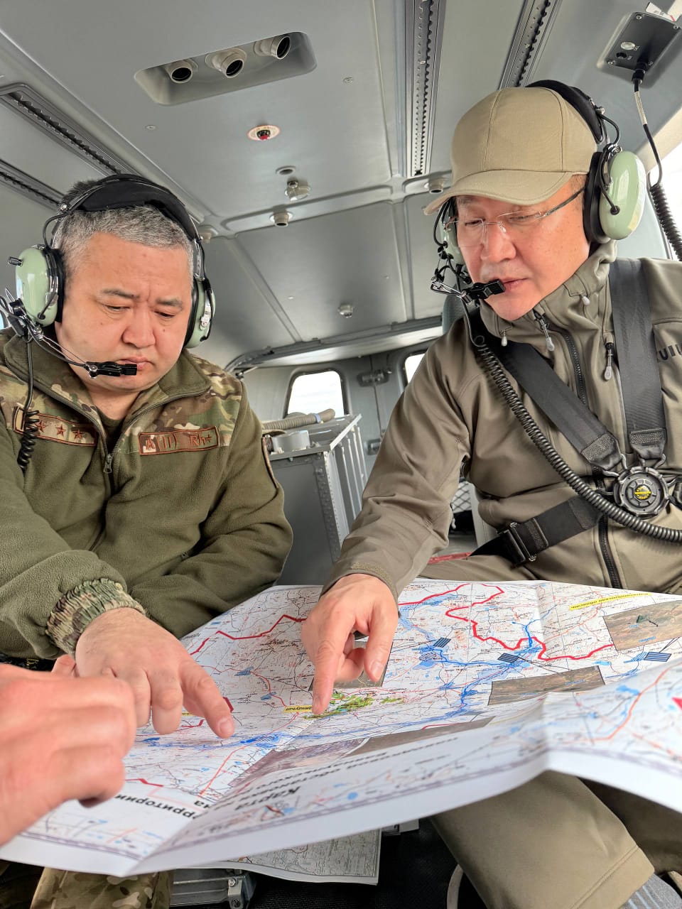 Облыс әкімі Асайын Байханов Баянауыл ауданының аумағына әуеден барлау жасап, Қарағанды облысындағы «Ақжар» және «Қаратоқа» су қоймаларынан су жіберу барысымен танысты, сондай-ақ лимандардың жай-күйін тексерді