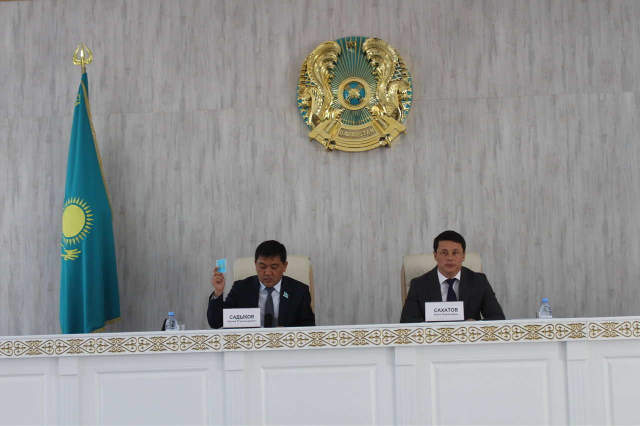 Аудандық мәслихаттың кезектен тыс алпыс үшінші сессиясы