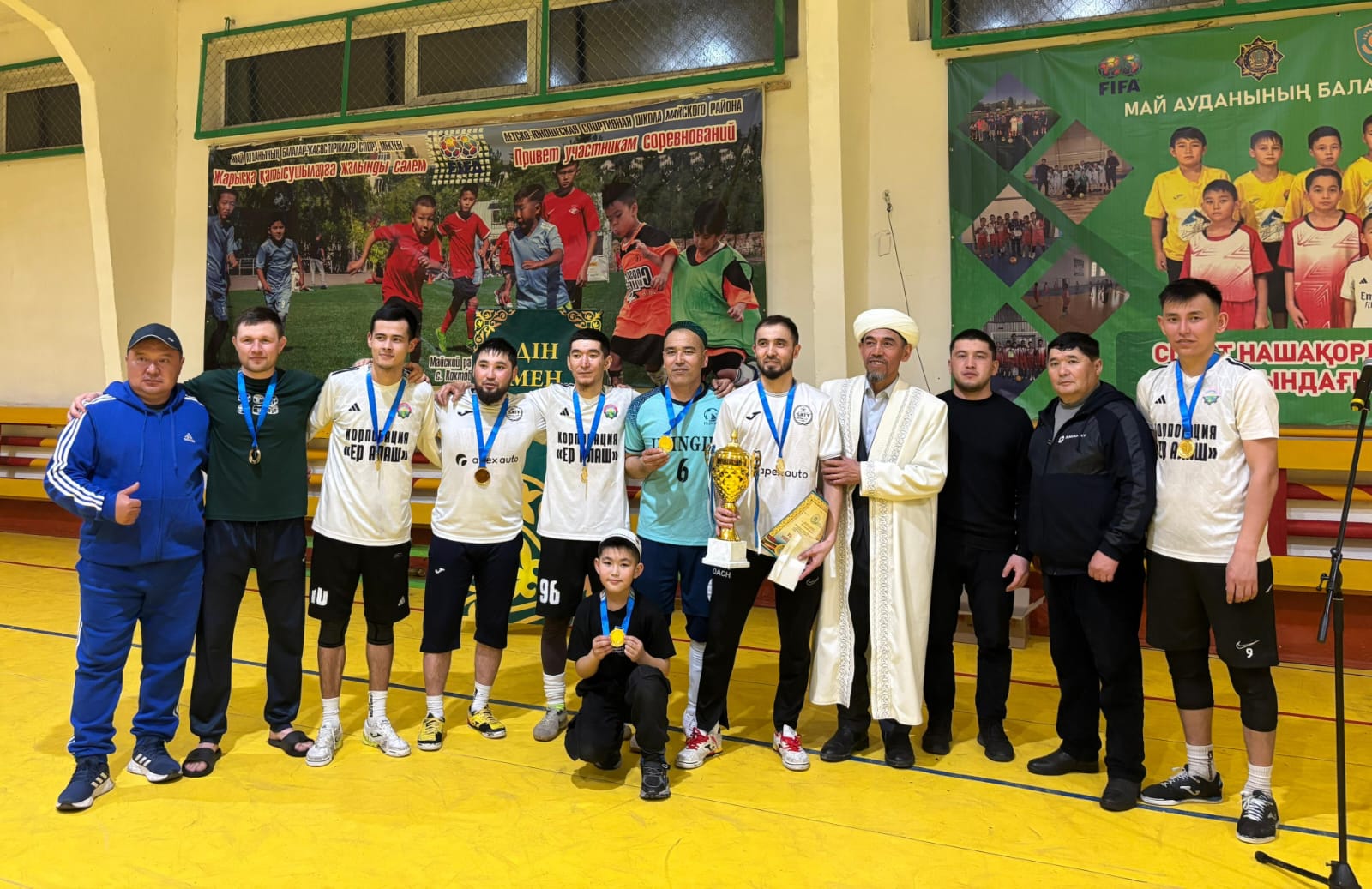 «Дін мен дәстүр» аясында мешіттер арасында футзалдан облыстық турнир өтті