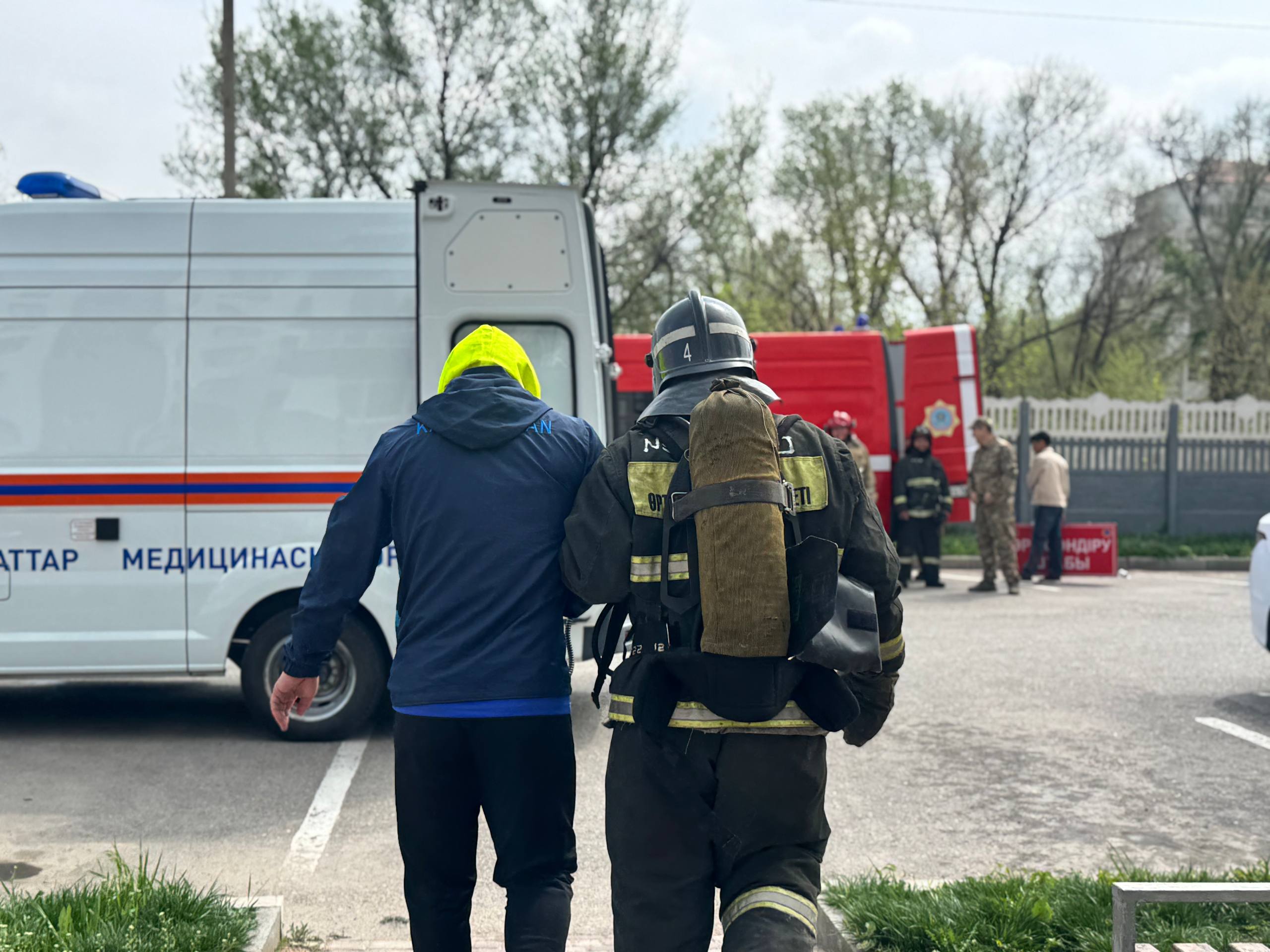 Тараз қаласындағы көпқабатты тұрғын үйде өрт-тактикалық оқу-жаттығуы өтті