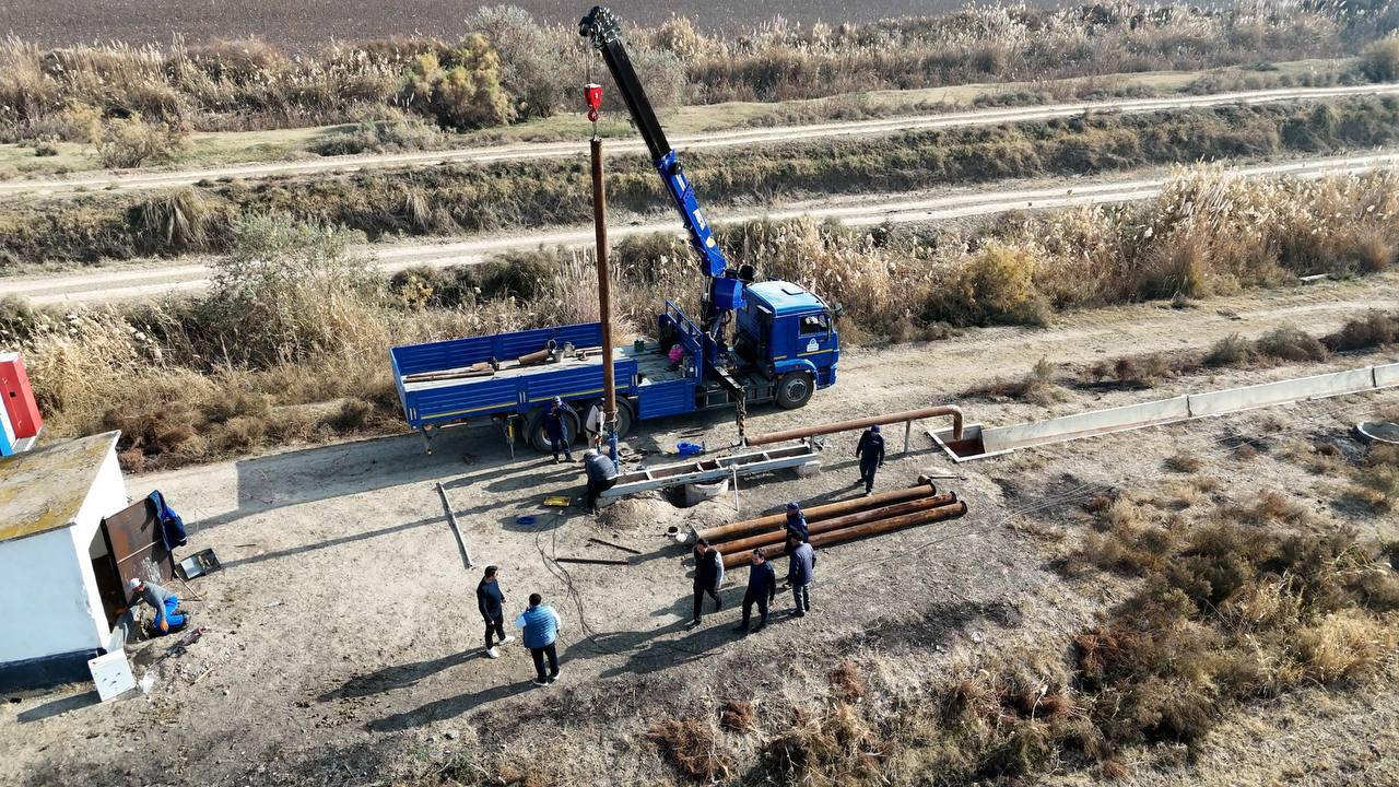 Түркістан облысында 512 тік дренаж ұңғымасын қалпына келтіру жұмыстары аяқталуға жақын