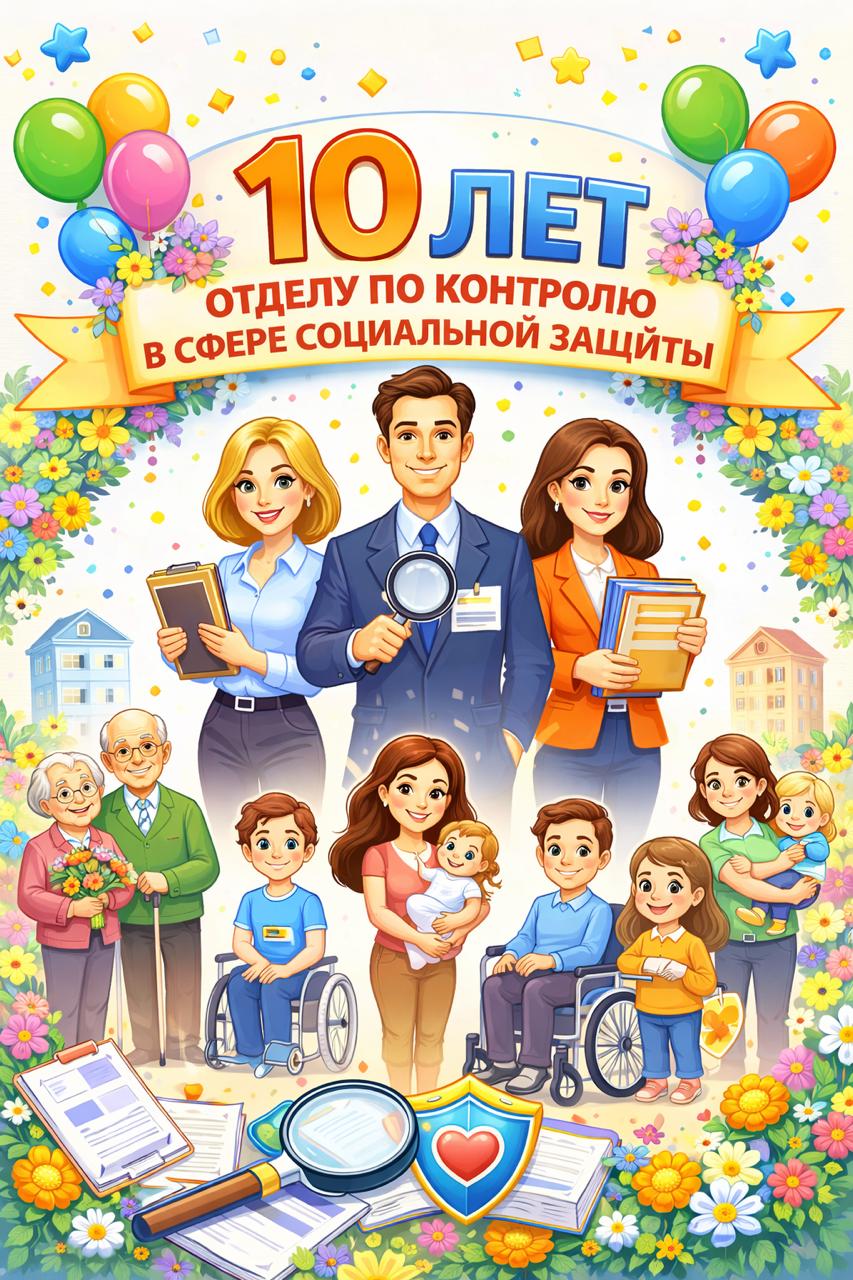 Халықты әлеуметтік қорғау саласындағы бақылау бөліміне - 10 жыл