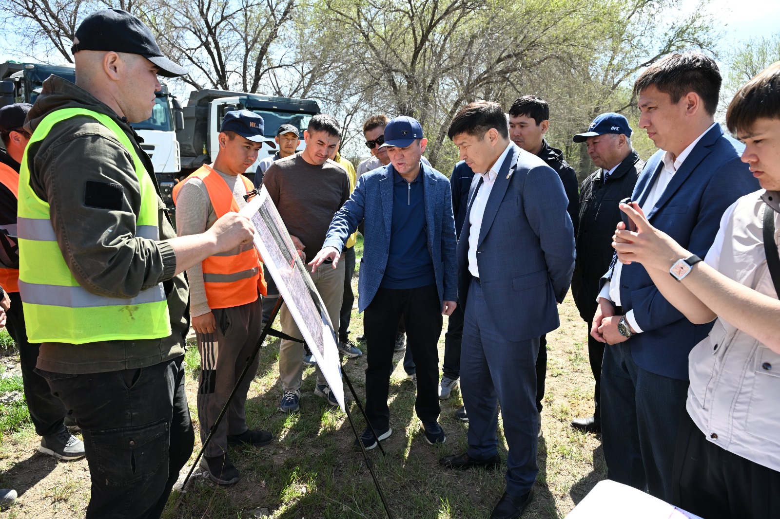 Талдықорғанда жаңа жол айырымының құрылысы басталды